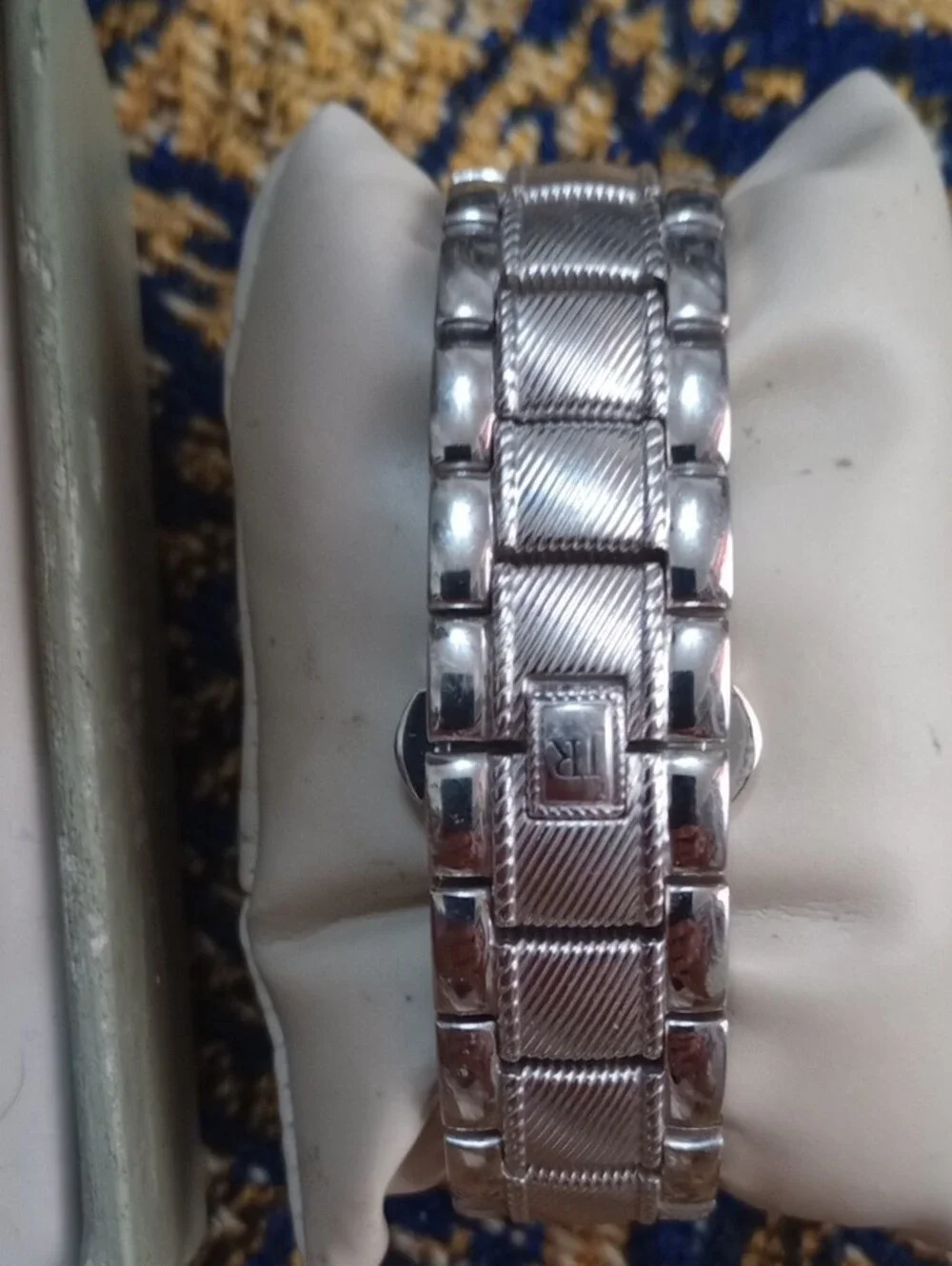 NIB JUDITH RIPKA Silver Stainless Steel Diamonique Accented Women's Watch